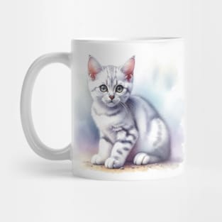 Burmilla Watercolor Kitten - Cute Kitties Mug